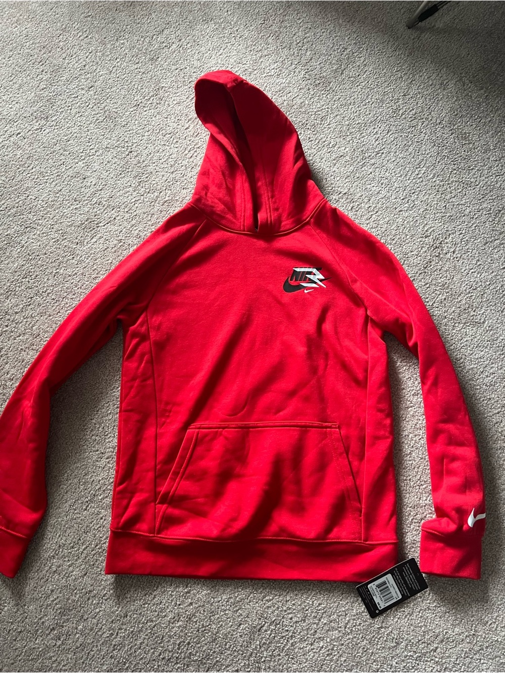 New Nike Boys Large Red 3BRAND presented by Russell Wilson Hoodie